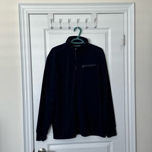 Banana Republic - Black Quarter-Zip Pullover